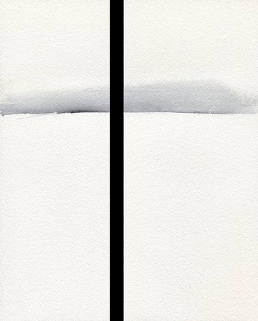 On paper XV-21, Diptych, from Empty landscape series thumb