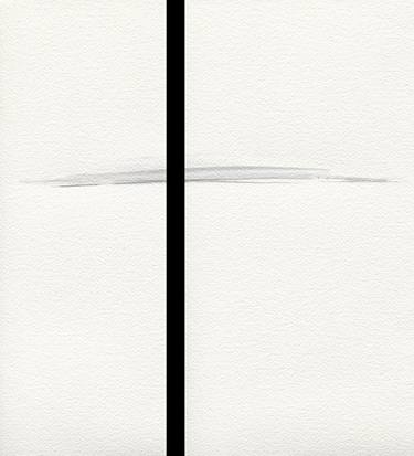 On paper XVI-21, Diptych, from Empty landscape series thumb