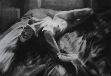 Original Figurative Women Drawings by Kamila Ossowska