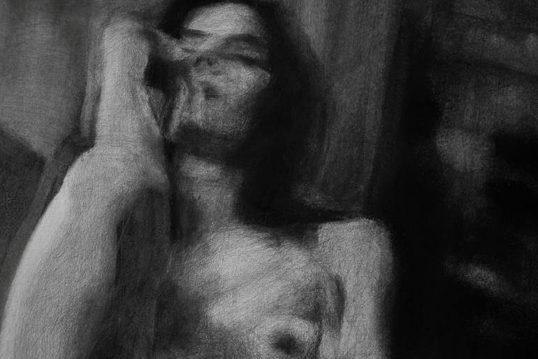 Original Expressionism Body Drawing by Kamila Ossowska