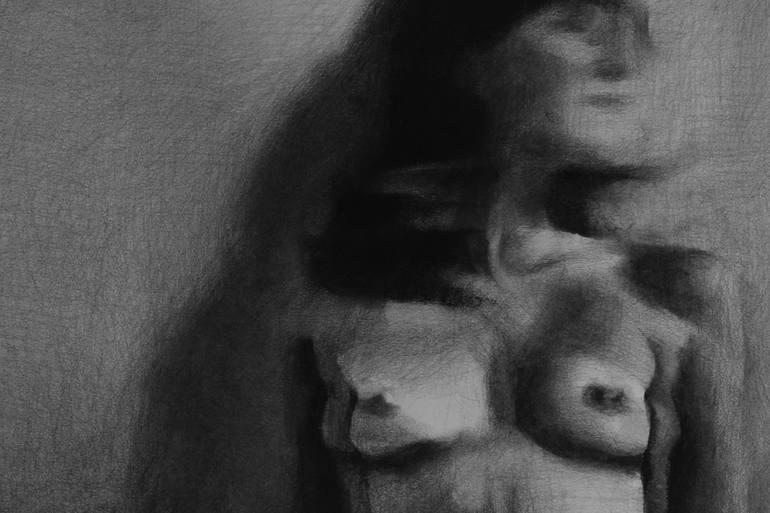 Original Figurative Body Drawing by Kamila Ossowska