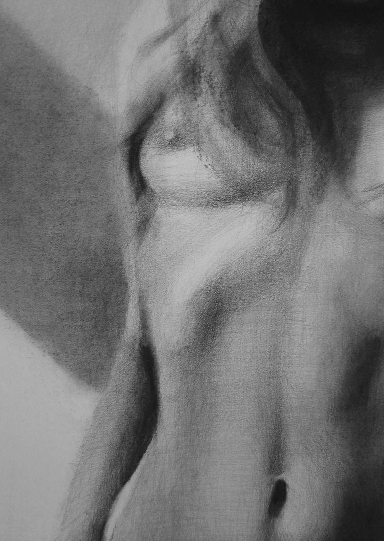 Original Figurative Women Drawing by Kamila Ossowska