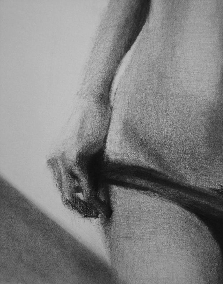 Original Figurative Women Drawing by Kamila Ossowska