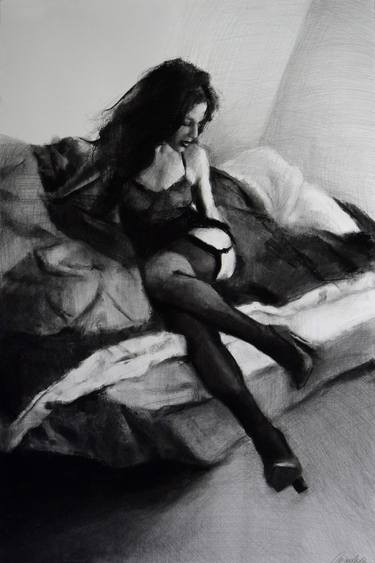 Print of Figurative Erotic Drawings by Kamila Ossowska