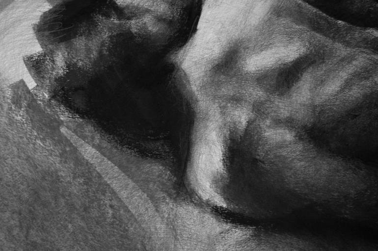 Original Figurative Nude Drawing by Kamila Ossowska