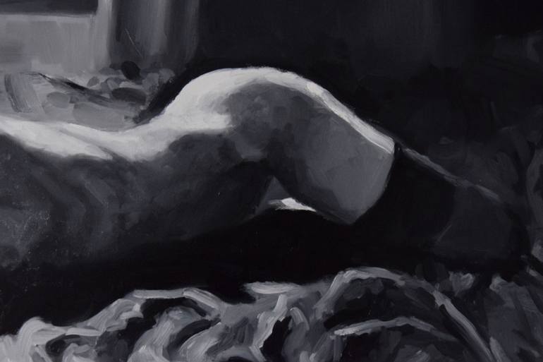 Original Figurative Nude Painting by Kamila Ossowska