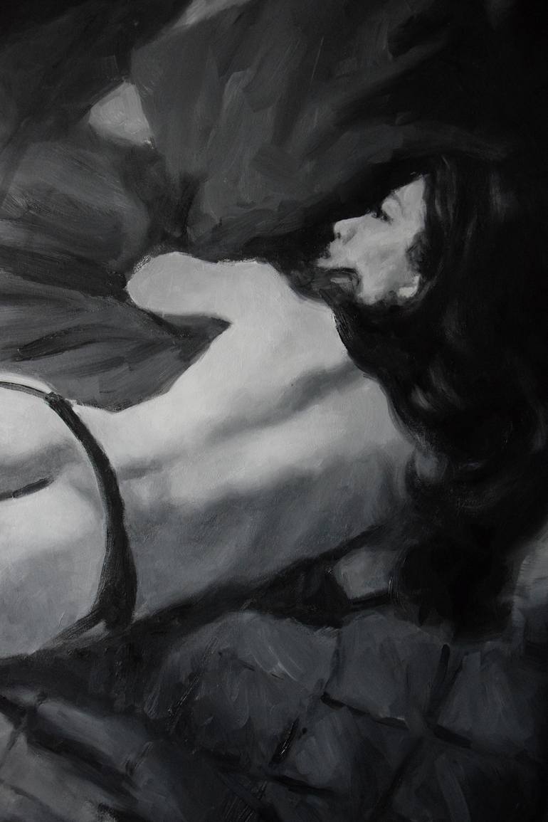 Original Fine Art Nude Painting by Kamila Ossowska