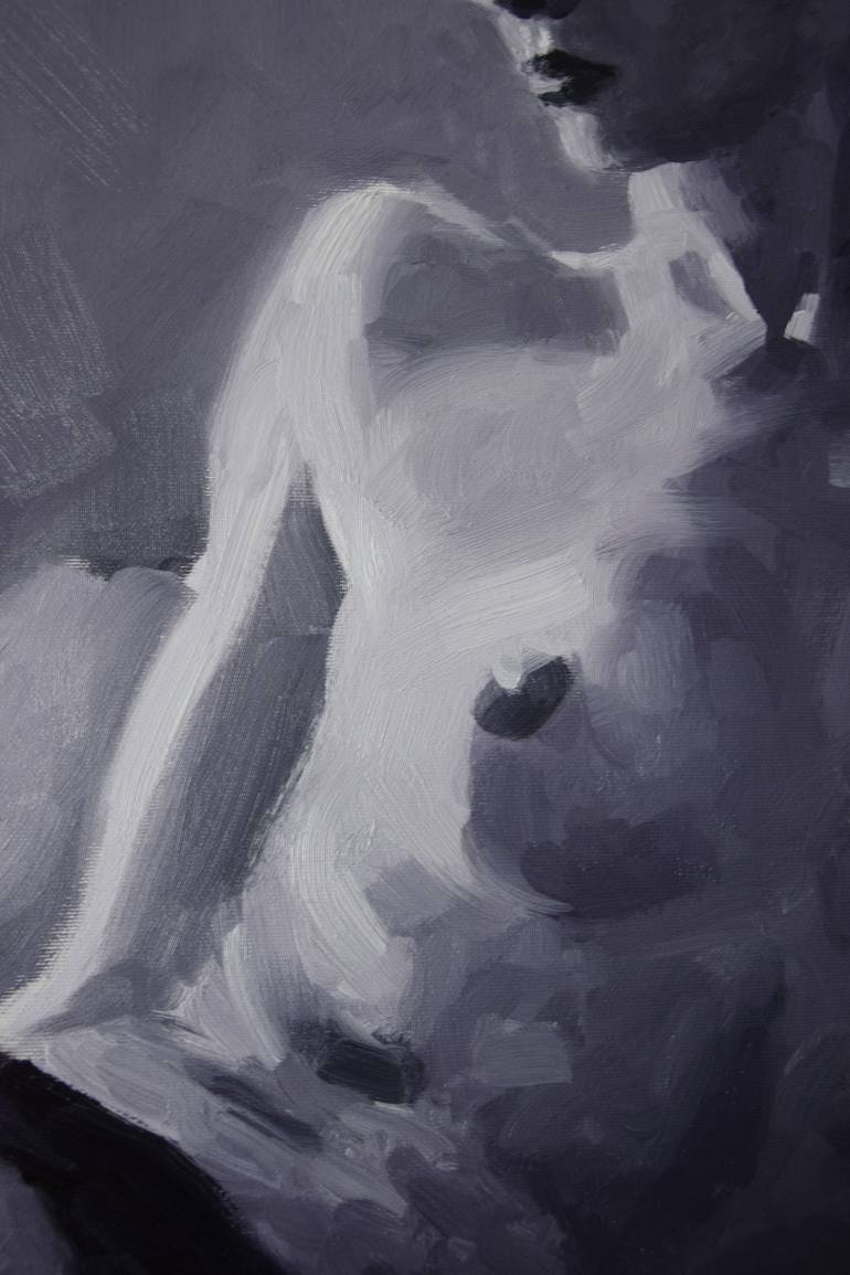 Original Figurative Nude Painting by Kamila Ossowska