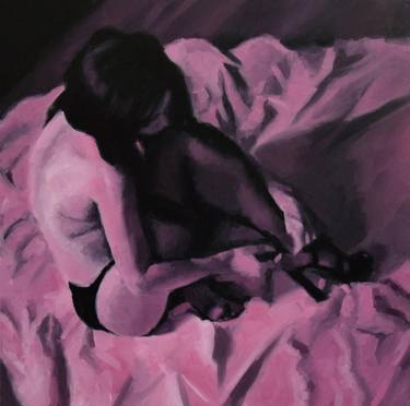 Original Figurative Erotic Paintings by Kamila Ossowska