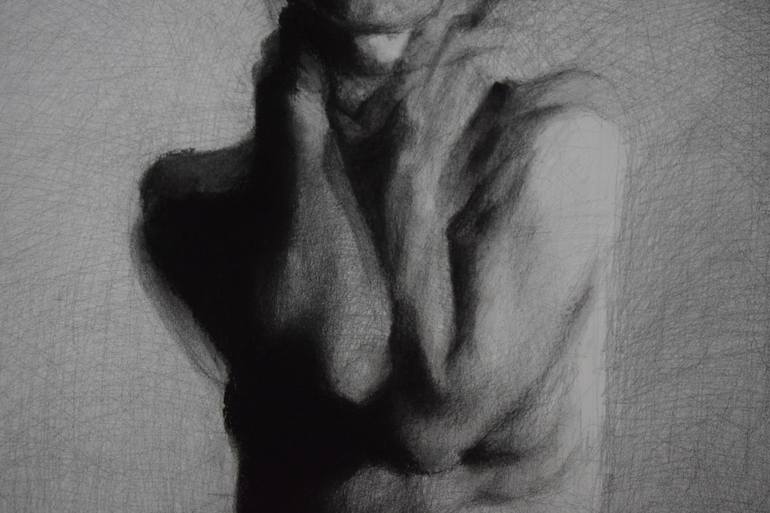 Original Figurative Body Drawing by Kamila Ossowska