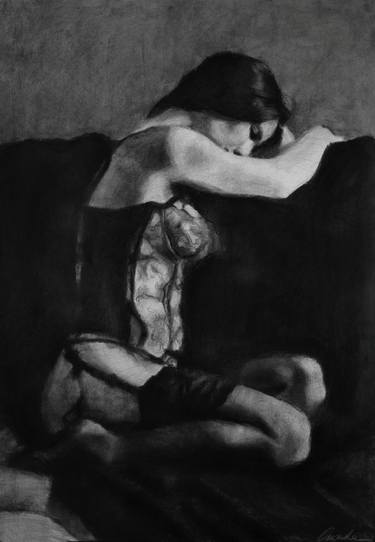 Original Figurative Women Drawings by Kamila Ossowska