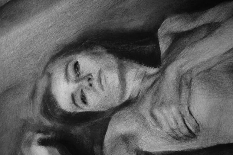 Original Figurative Women Drawing by Kamila Ossowska