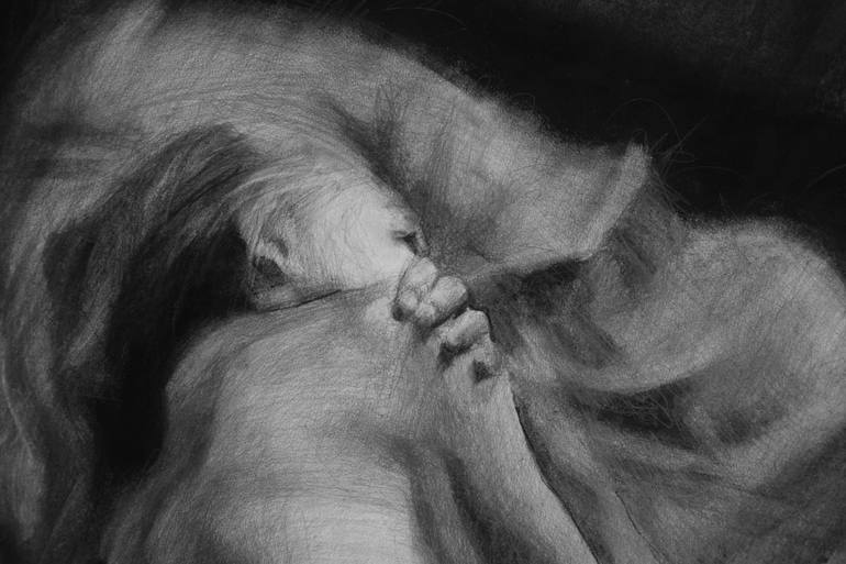 Original Figurative Women Drawing by Kamila Ossowska