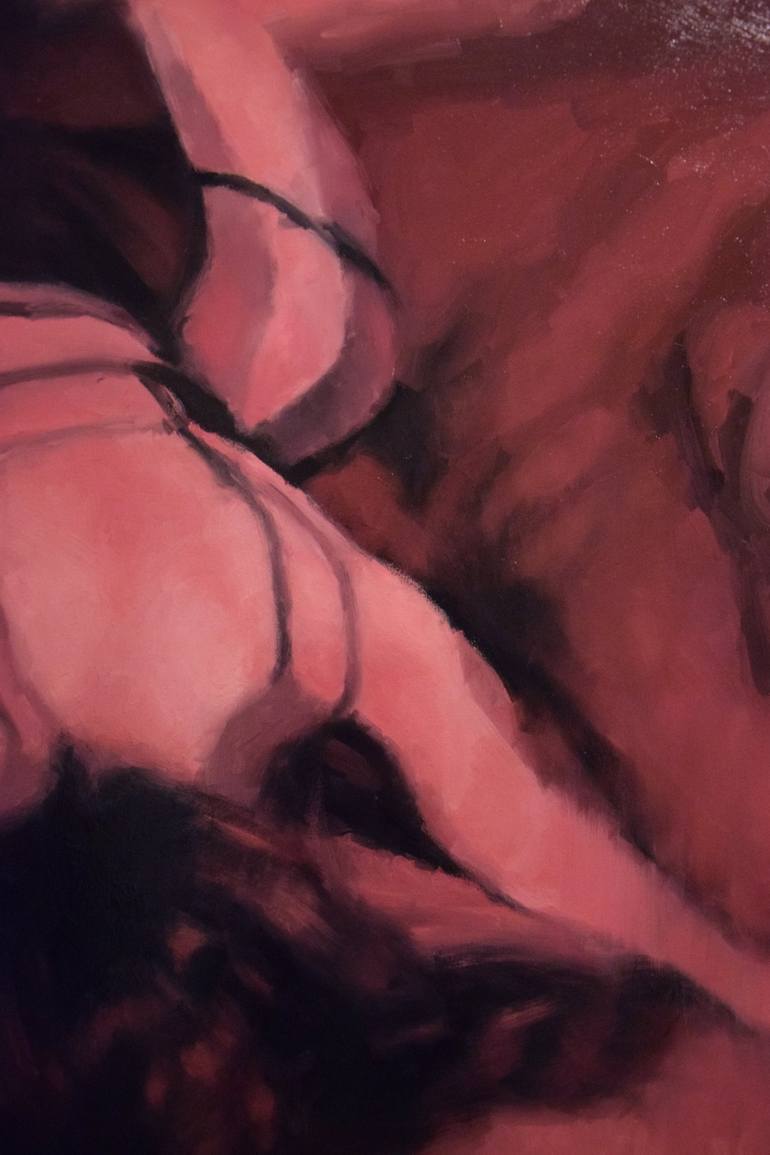 Original Figurative Erotic Painting by Kamila Ossowska