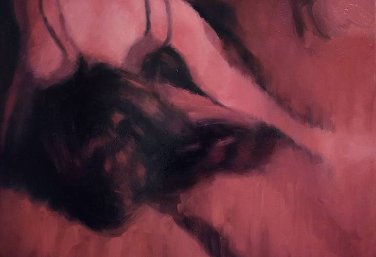 Original Figurative Erotic Painting by Kamila Ossowska