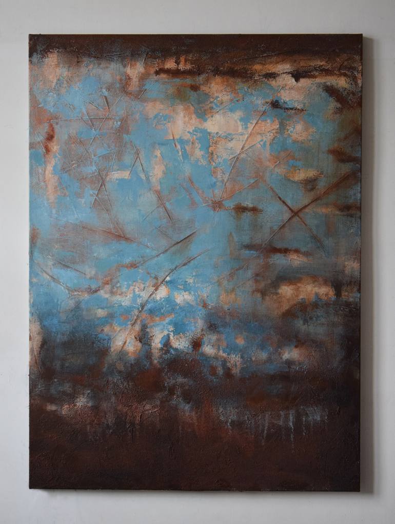 Original Abstract Expressionism Abstract Painting by Kamila Ossowska