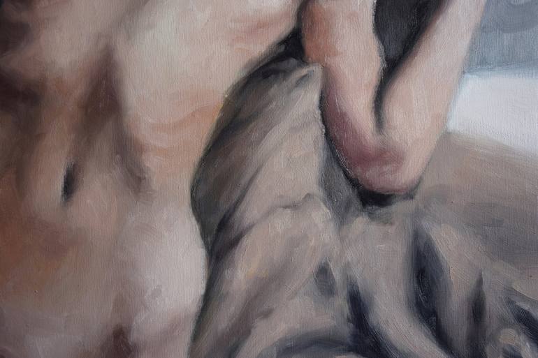 Original Figurative Erotic Painting by Kamila Ossowska