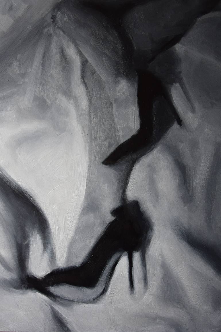 Original Figurative Erotic Painting by Kamila Ossowska