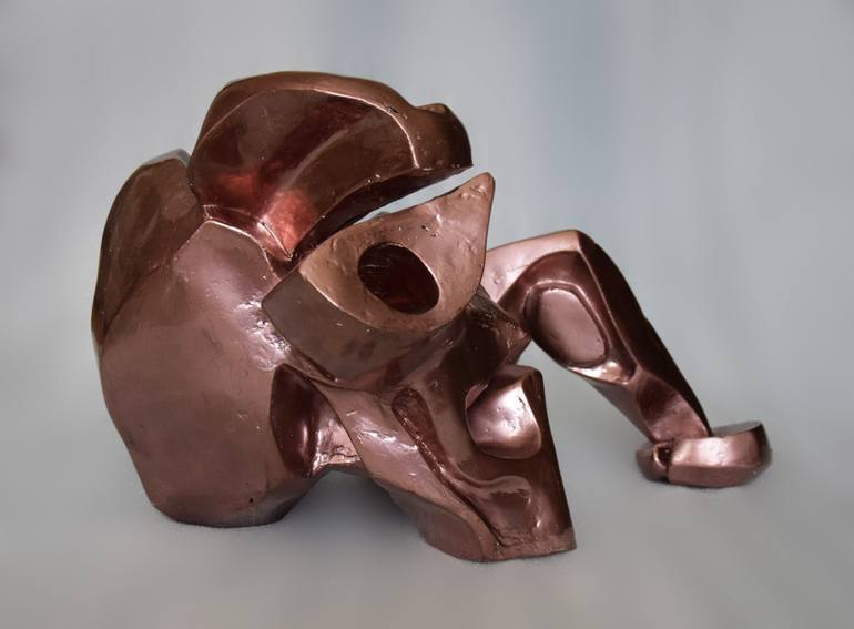 Original Cubism Abstract Sculpture by Kamila Ossowska
