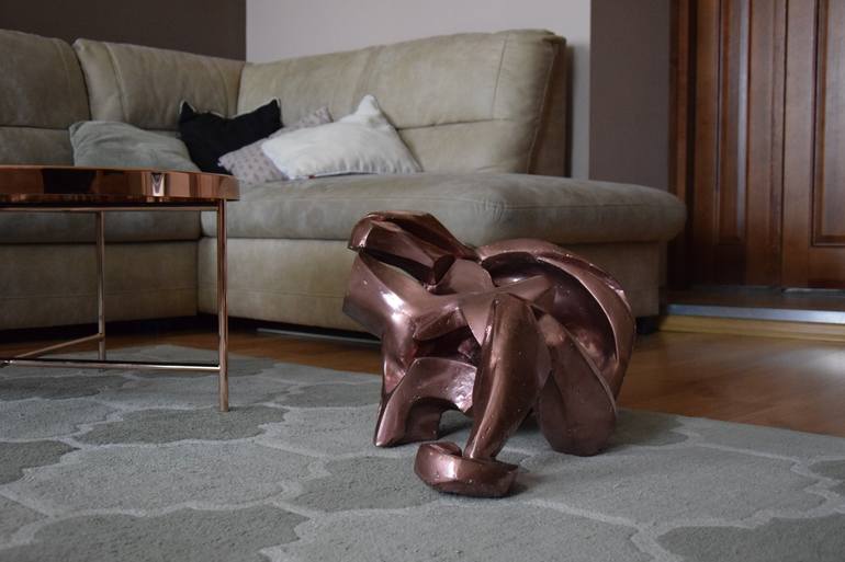 Original Cubism Abstract Sculpture by Kamila Ossowska