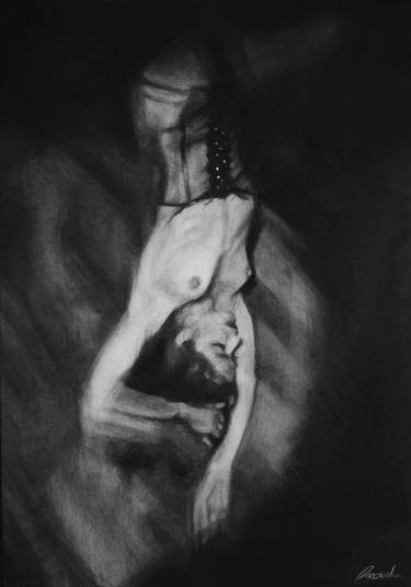 Original Figurative Women Drawings by Kamila Ossowska