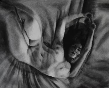 Original Figurative Nude Drawings by Kamila Ossowska