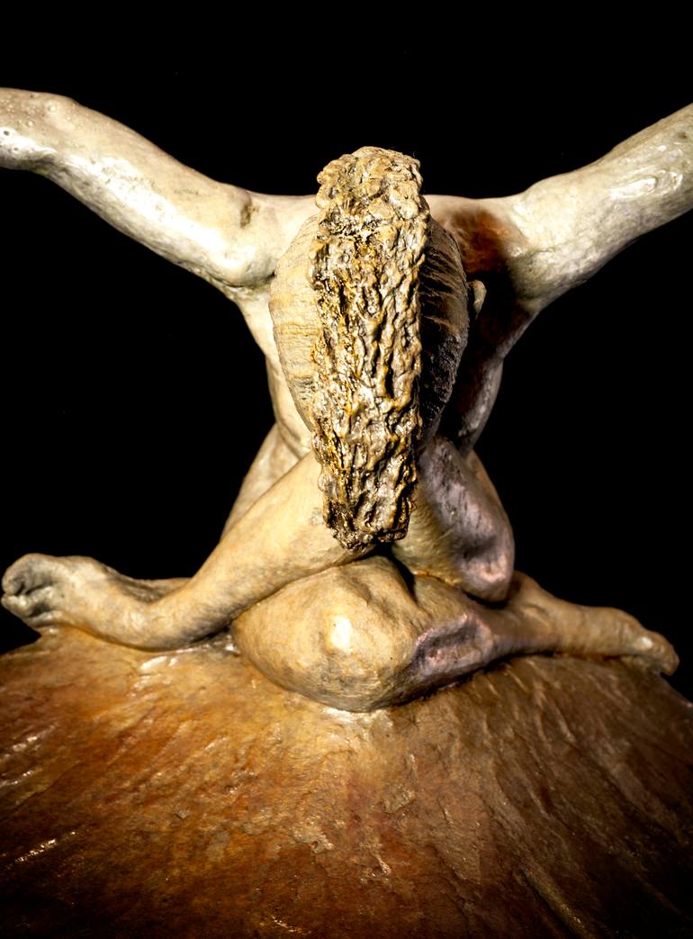 Original Expressionism People Sculpture by Claudette Bleijenberg