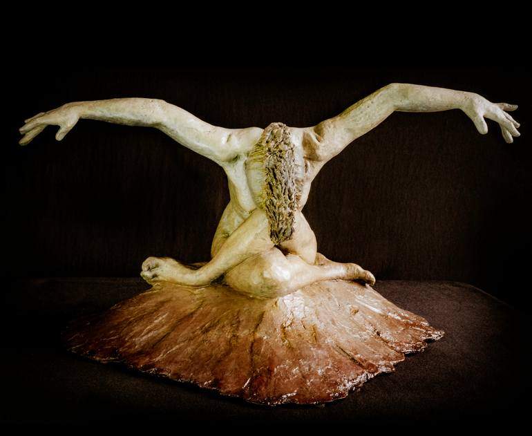 Original Expressionism People Sculpture by Claudette Bleijenberg