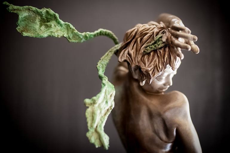 Original Figurative Women Sculpture by Claudette Bleijenberg