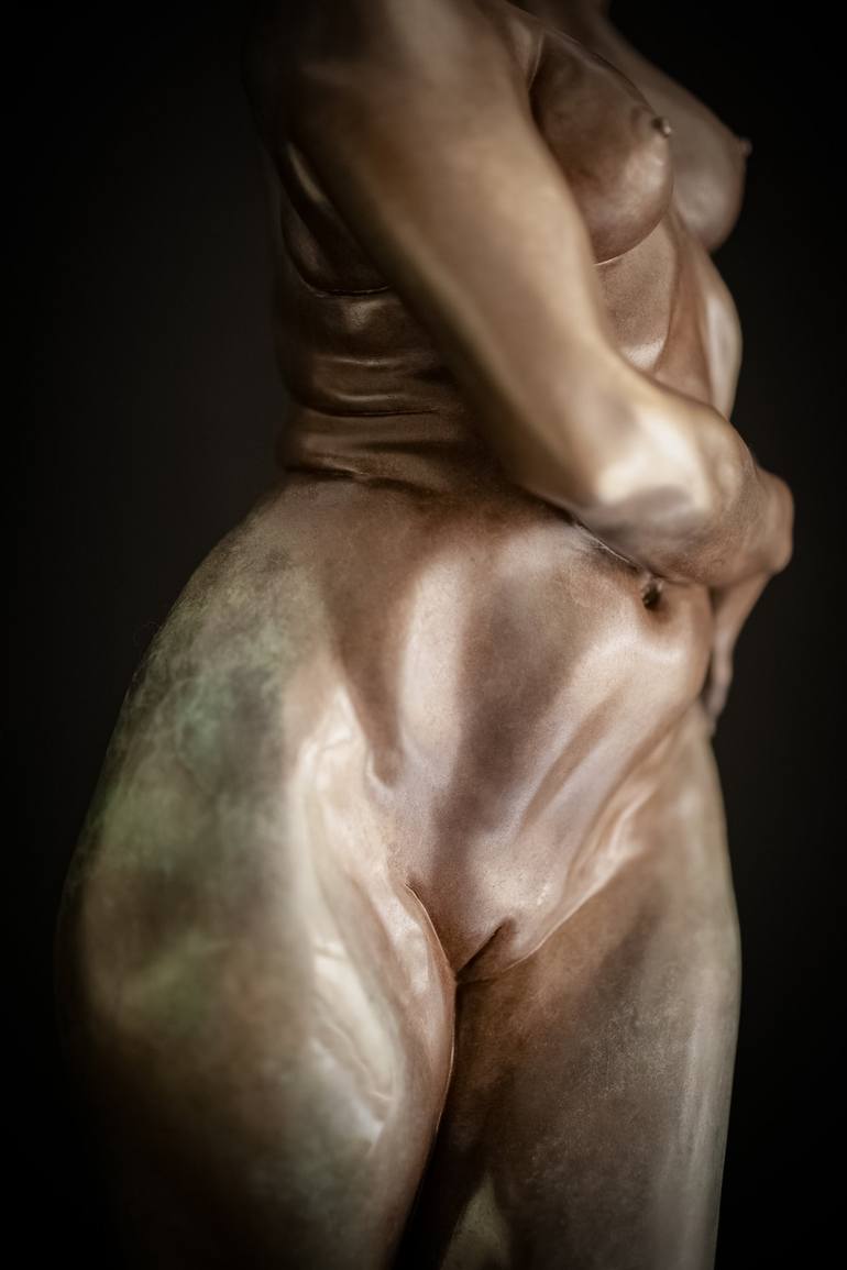 Original Figurative Women Sculpture by Claudette Bleijenberg