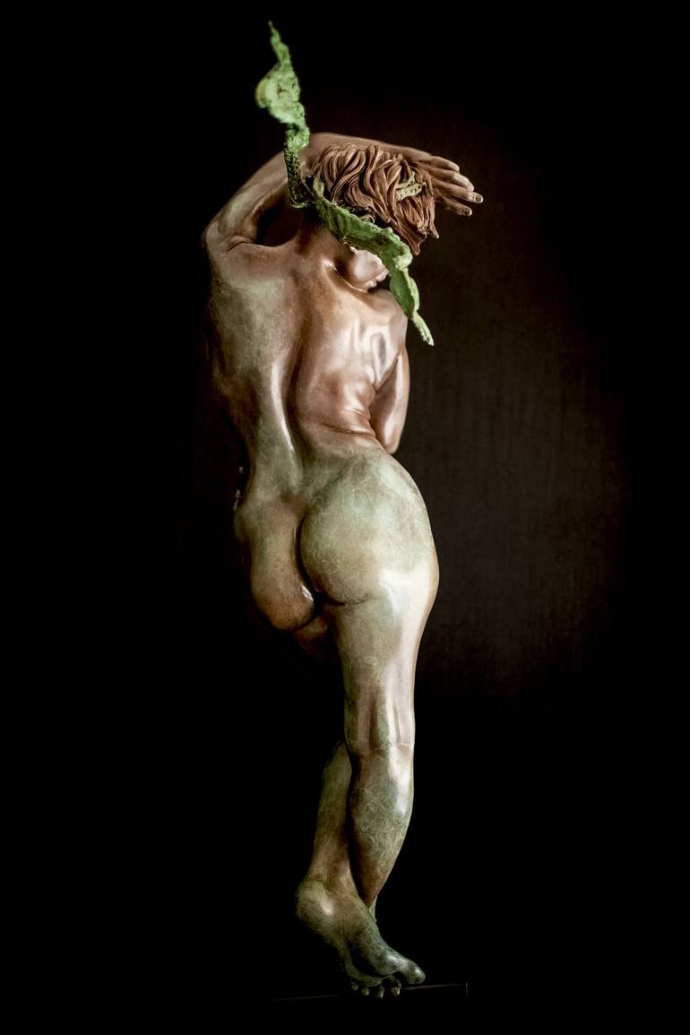 Original Figurative Women Sculpture by Claudette Bleijenberg