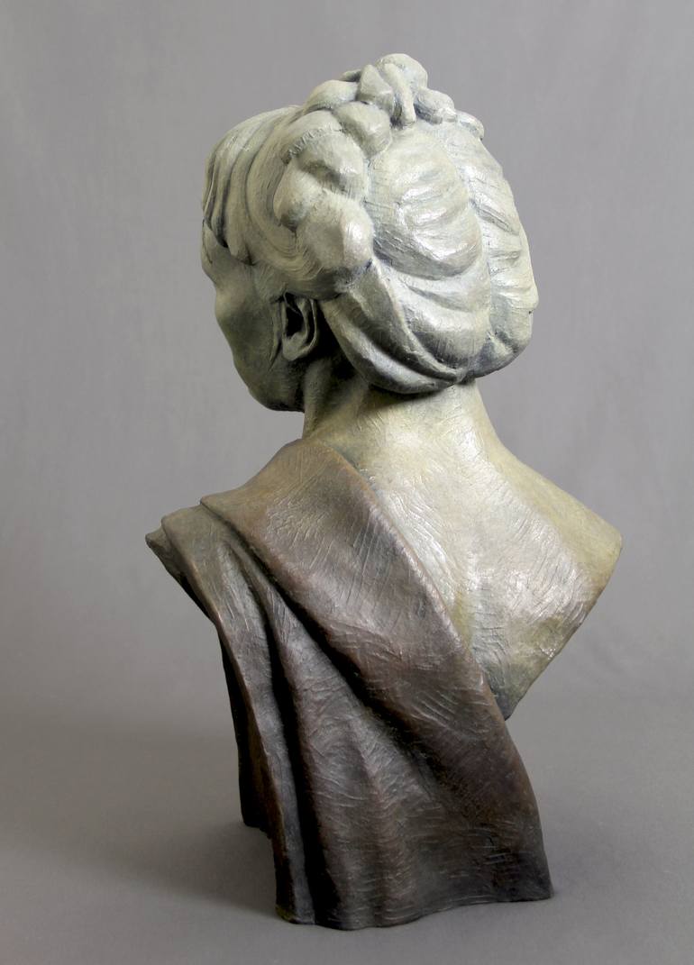 Original Figurative Portrait Sculpture by Claudette Bleijenberg