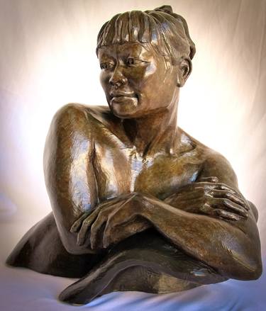 Original Portrait Sculpture by Claudette Bleijenberg