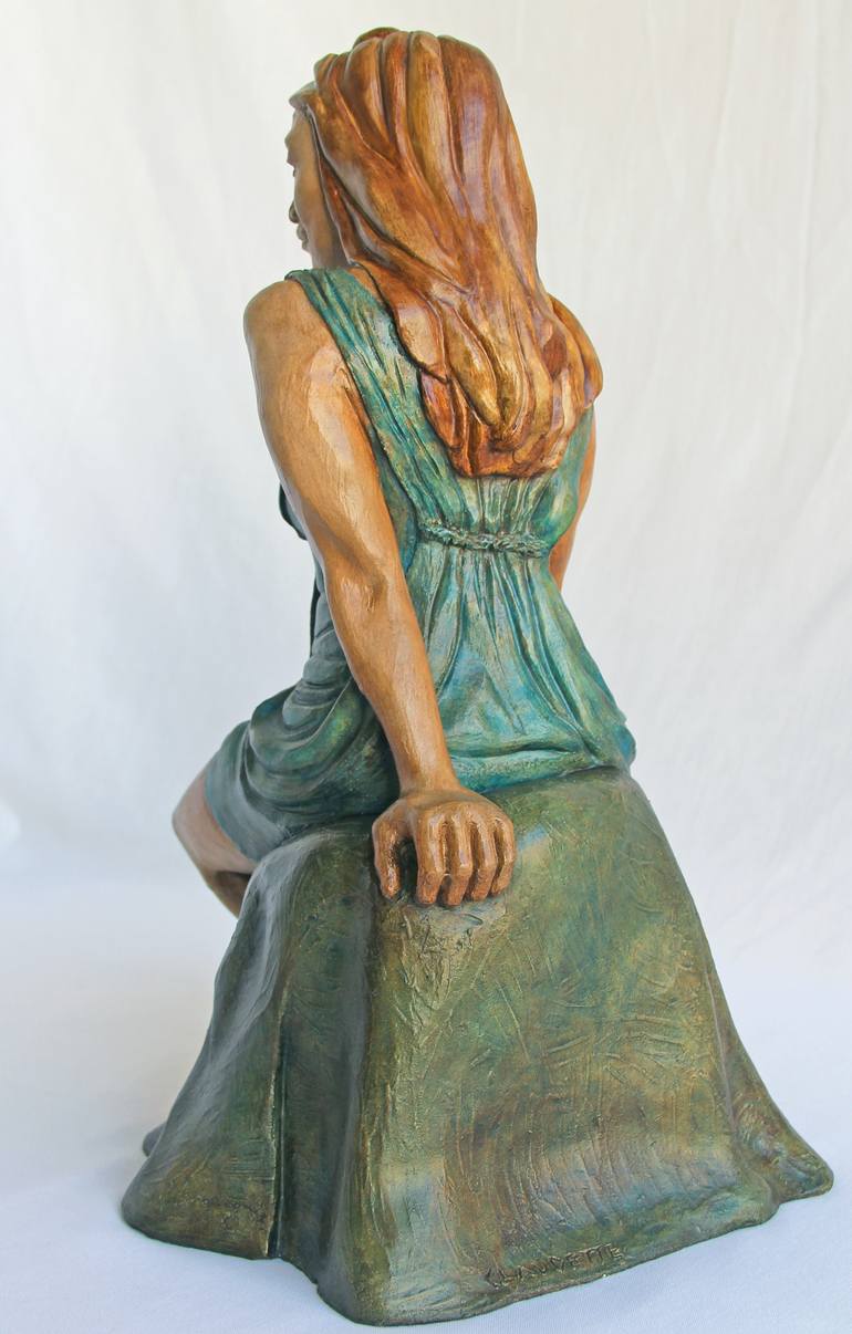 Original Figurative Women Sculpture by Claudette Bleijenberg