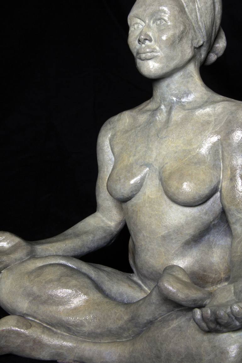 Original Fine Art Nude Sculpture by Claudette Bleijenberg