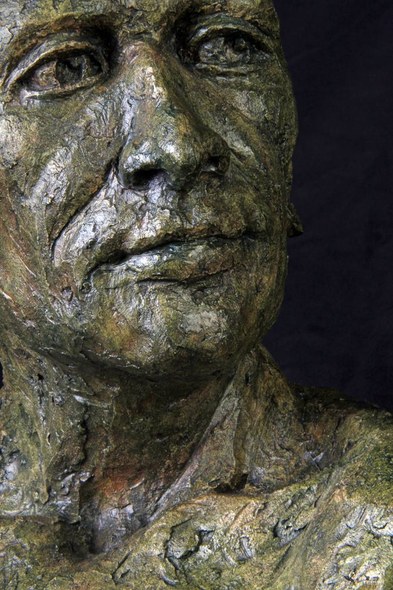 Original Figurative People Sculpture by Claudette Bleijenberg