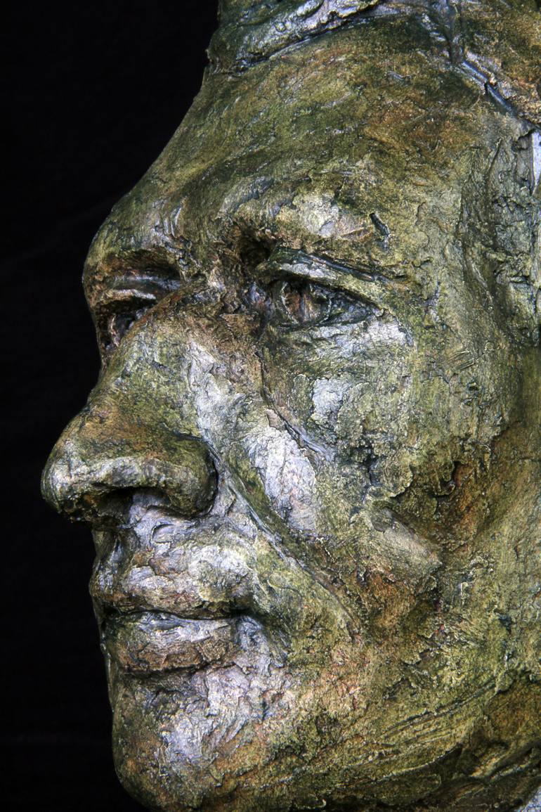 Original Figurative People Sculpture by Claudette Bleijenberg