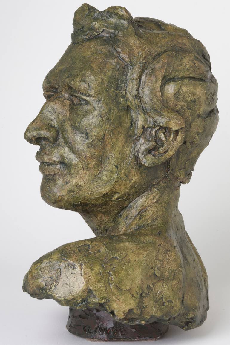 Original Figurative People Sculpture by Claudette Bleijenberg