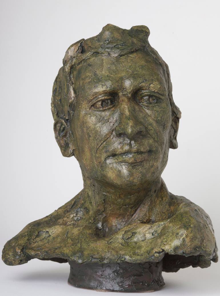 Original Figurative People Sculpture by Claudette Bleijenberg
