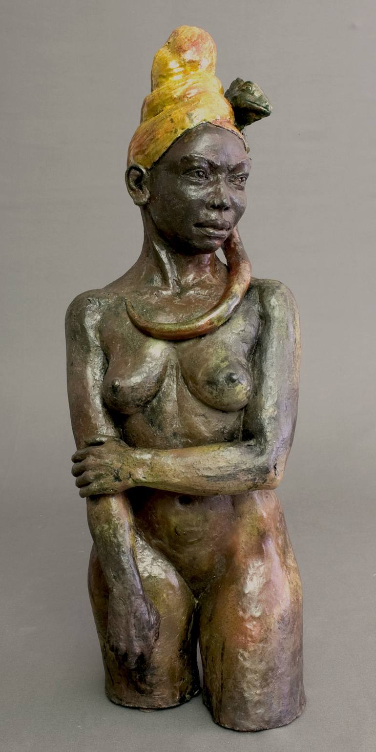 Original Nude Sculpture by Claudette Bleijenberg