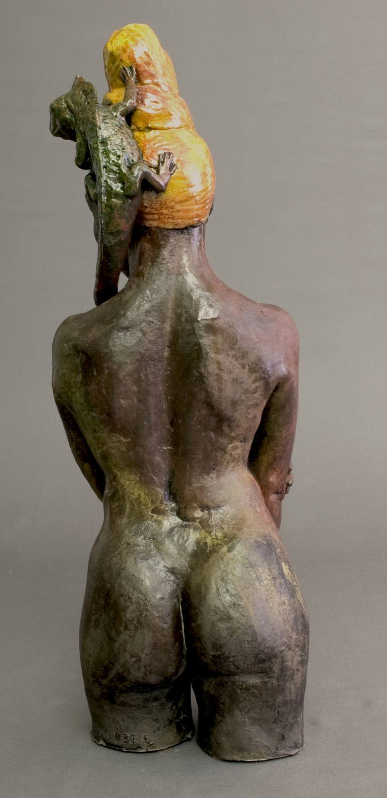 Original Figurative Nude Sculpture by Claudette Bleijenberg