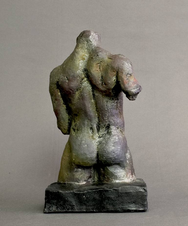 Original Fine Art Nude Sculpture by Claudette Bleijenberg