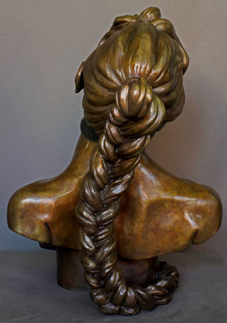 Original Figurative Erotic Sculpture by Claudette Bleijenberg