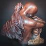 Lovers Embrace right side view