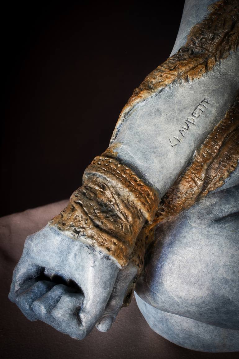 Original Figurative Portrait Sculpture by Claudette Bleijenberg