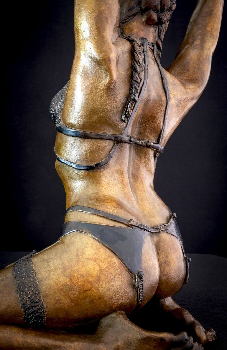 Original Figurative Women Sculpture by Claudette Bleijenberg