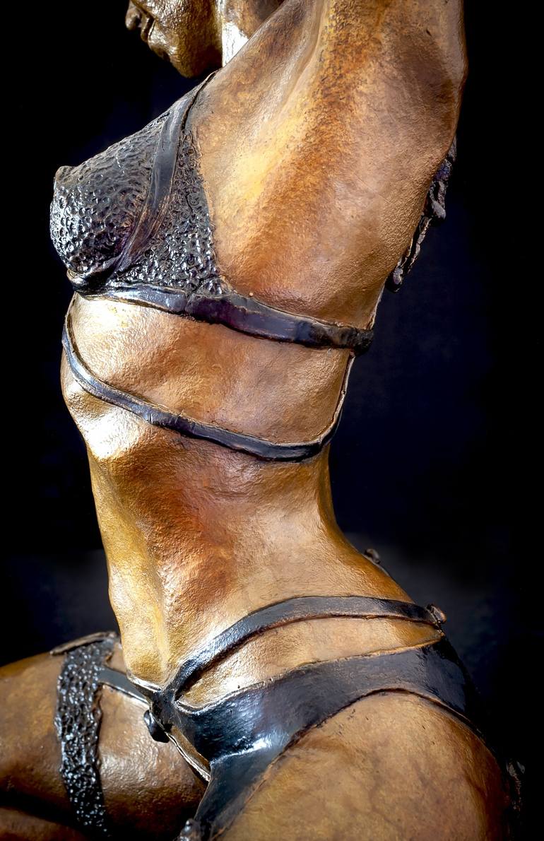 Original Figurative Women Sculpture by Claudette Bleijenberg