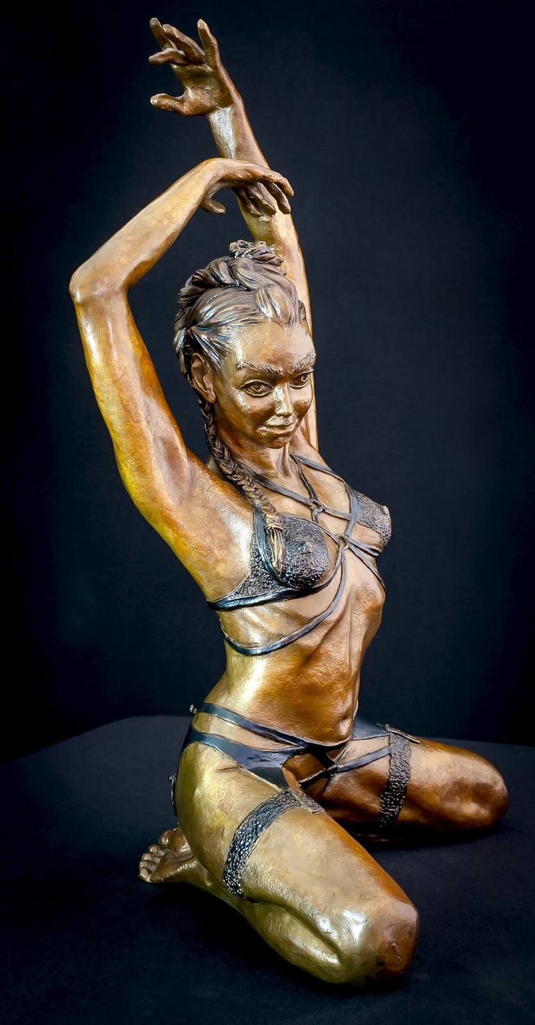 Original Figurative Women Sculpture by Claudette Bleijenberg