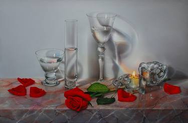 Original Fine Art Still Life Paintings by Paco Yuste