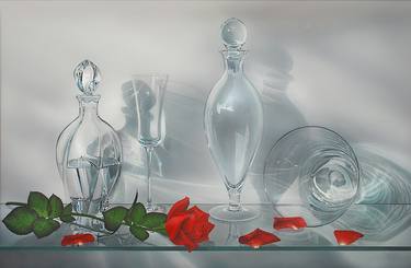 Original Figurative Still Life Paintings by Paco Yuste